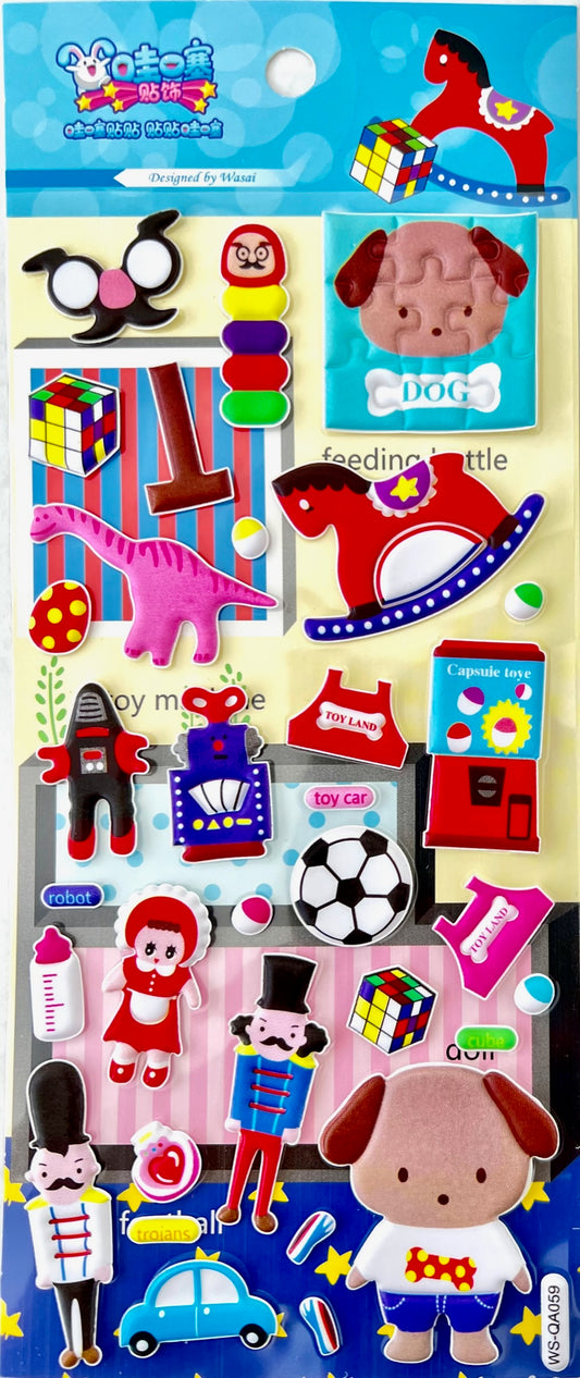 10237 TOYS PUFFY STICKERS-12