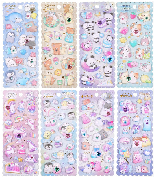 11010 Super Puffy Assorted Stickers-8