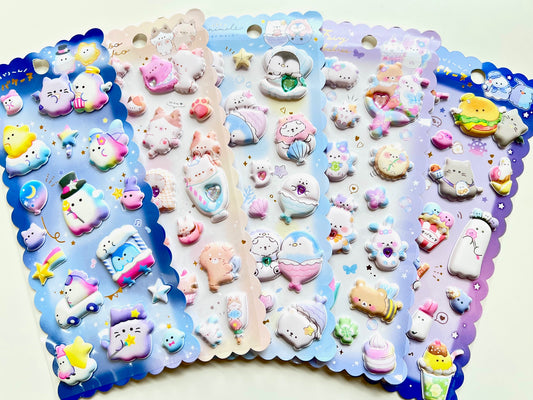 11010 Super Puffy Assorted Stickers-12