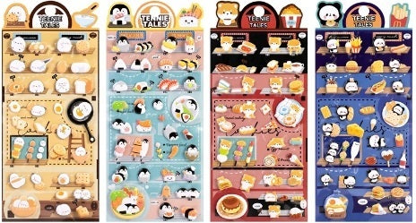 11021 Teenie Animals Food Assorted Stickers-12