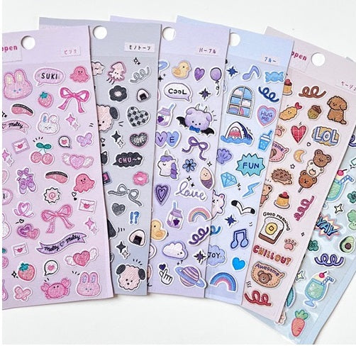 11030 Fabric Felt Stickers-12