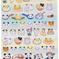 11033 Panda Food Puffy Stickers-10