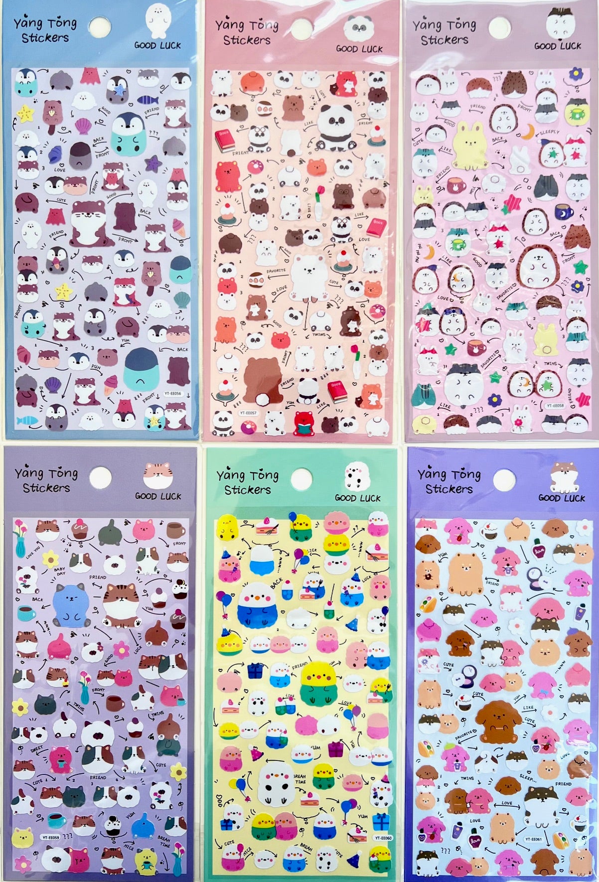 11079 Good Luck Friends Stickers-12