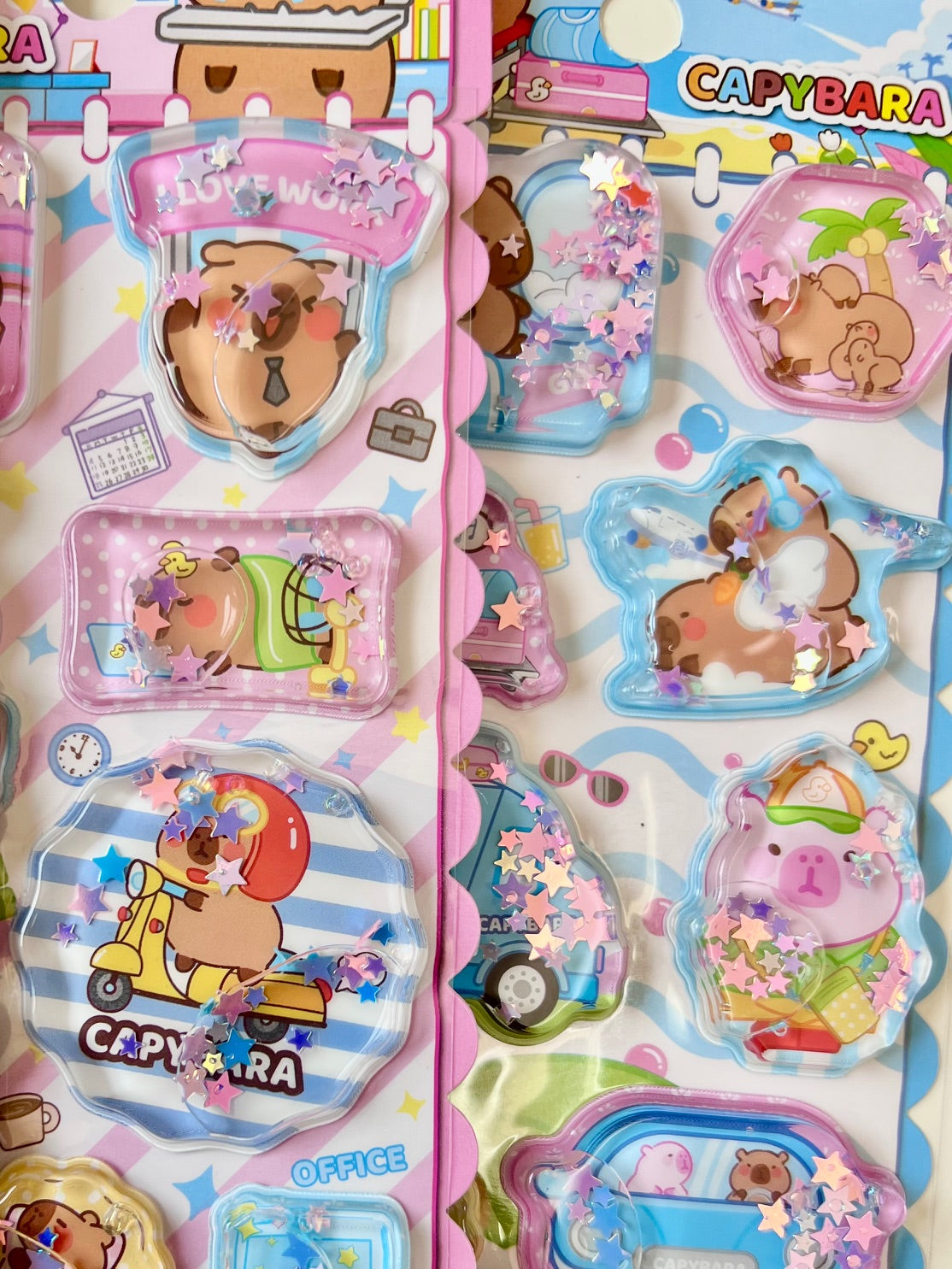 11093 Capybara Water Stickers-12