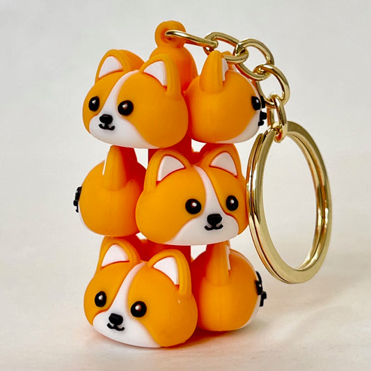 12160 PUPPY DOG FAMILY KEY CHARM-12