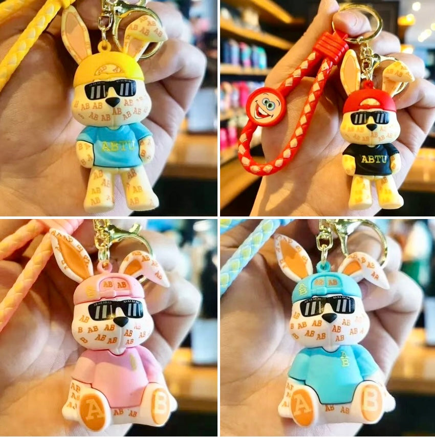 12212 Cool Rabbit Key Charm-12