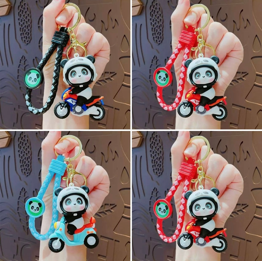 12217 Panda Scooter Key Charm-12