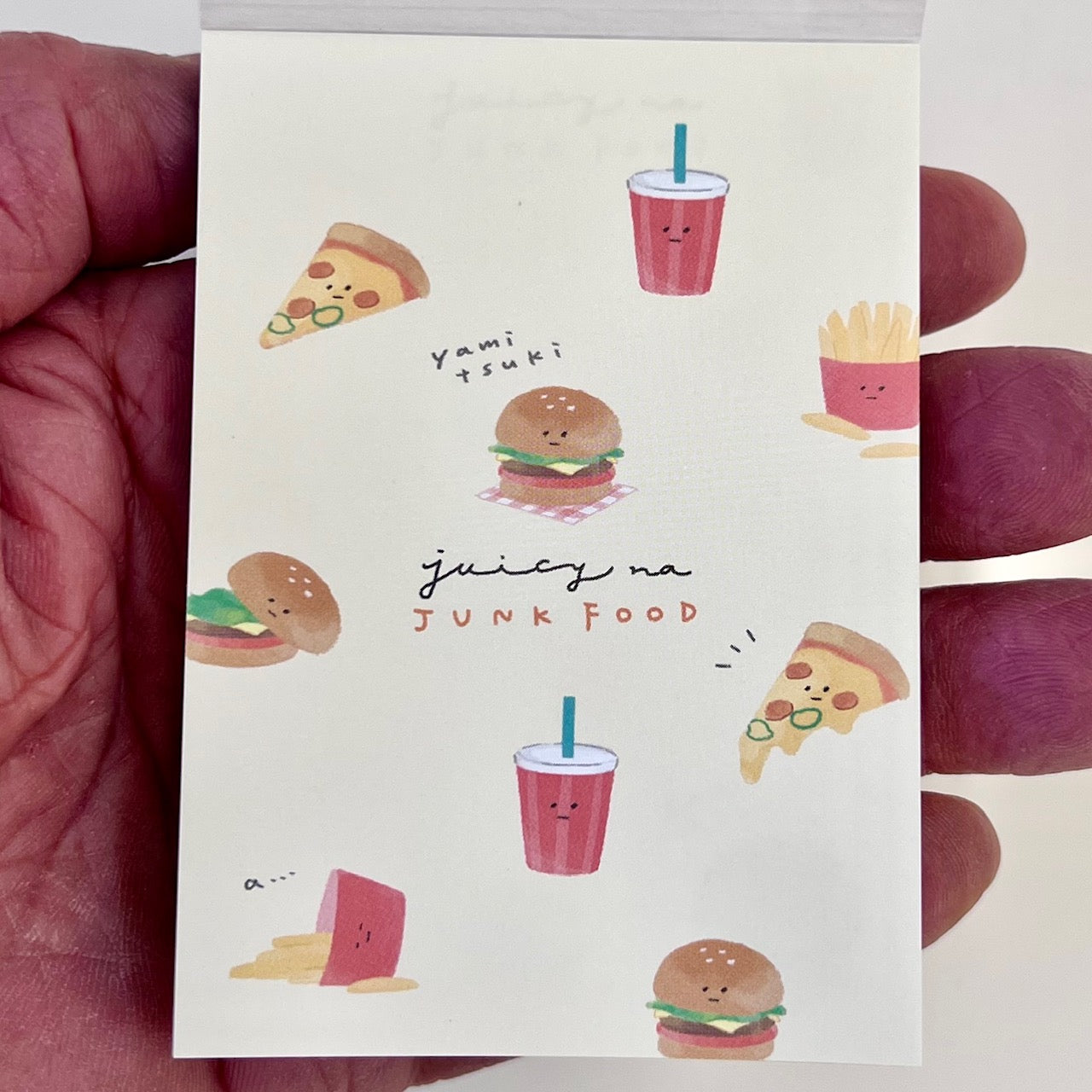 218107 Fast Junk Food Mini Note Pad-10