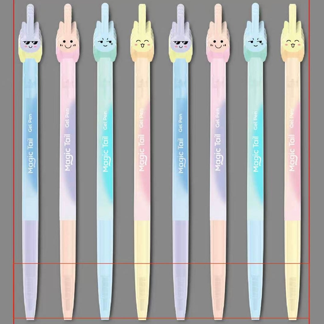 22189 Cat Tail Rainbow Gel Pen-48