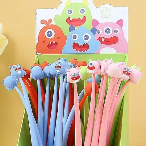 22568 MONSTER WIGGLE GEL PEN-48