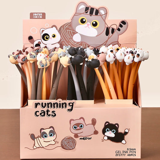 22622 RUNNING CAT GEL PEN-48