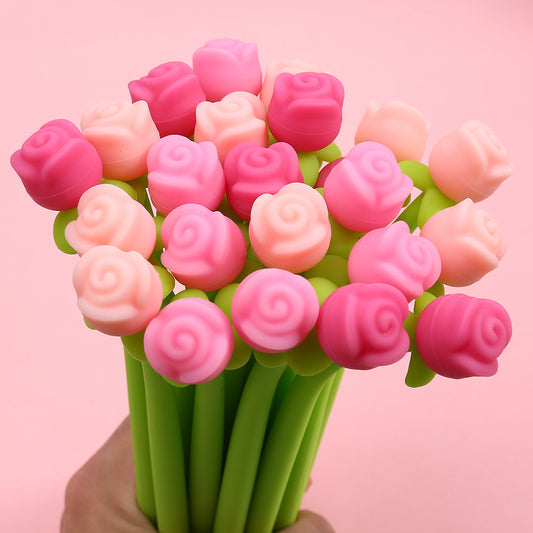 22679 ROSE WIGGLE GEL PEN-36