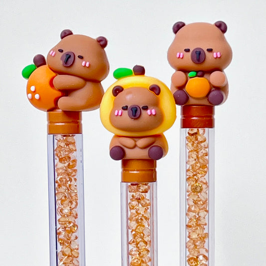 22691 Capybara Crystal Gel Pen-48