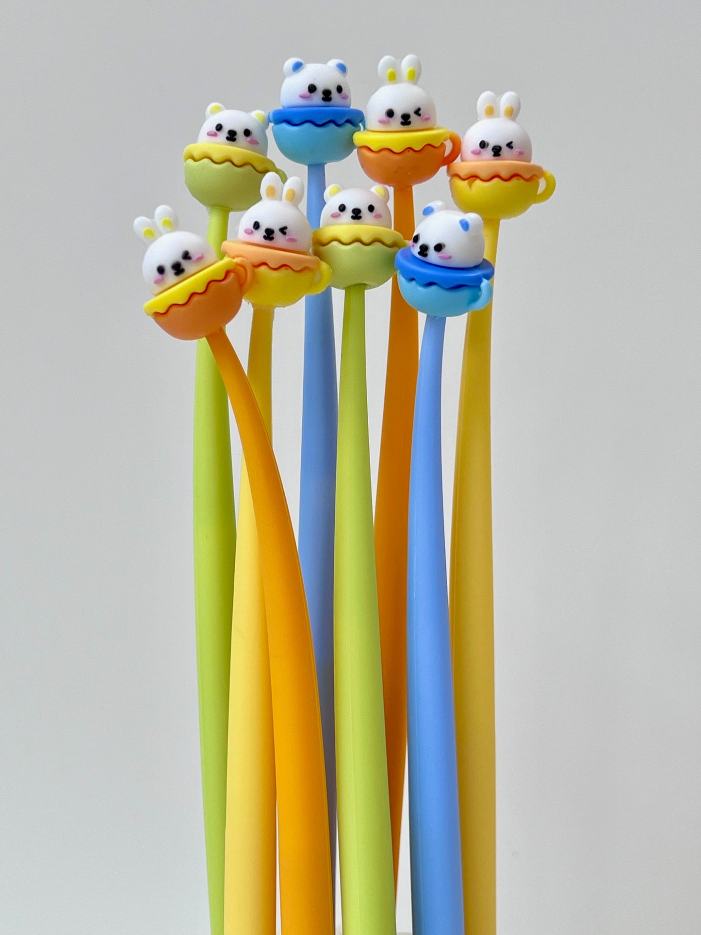 22692 Animal Teacup Gel Pen-48