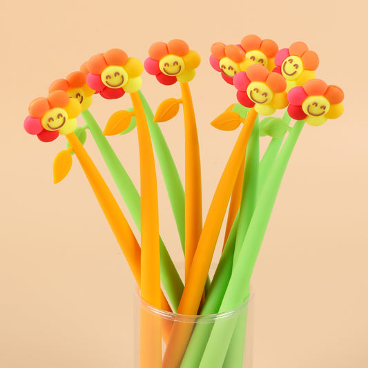 22702 Happy Flower Wiggle Gel Pen-48