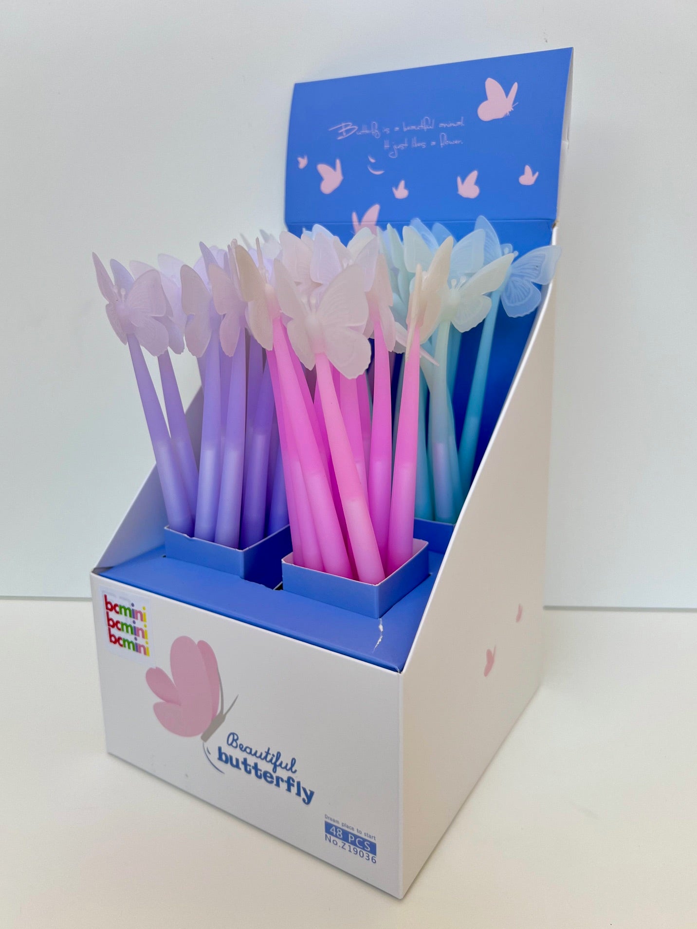 22706 Butterfly Wiggle Gel Pen-48