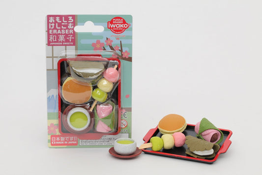 X 383571 JAPANESE SWEET SNACKS ERASER CARD-DISCONTINUED