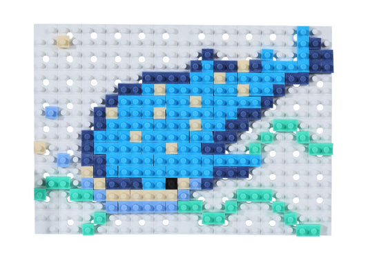 38491 Whale Shark Iwako Dot Art Eraser-1