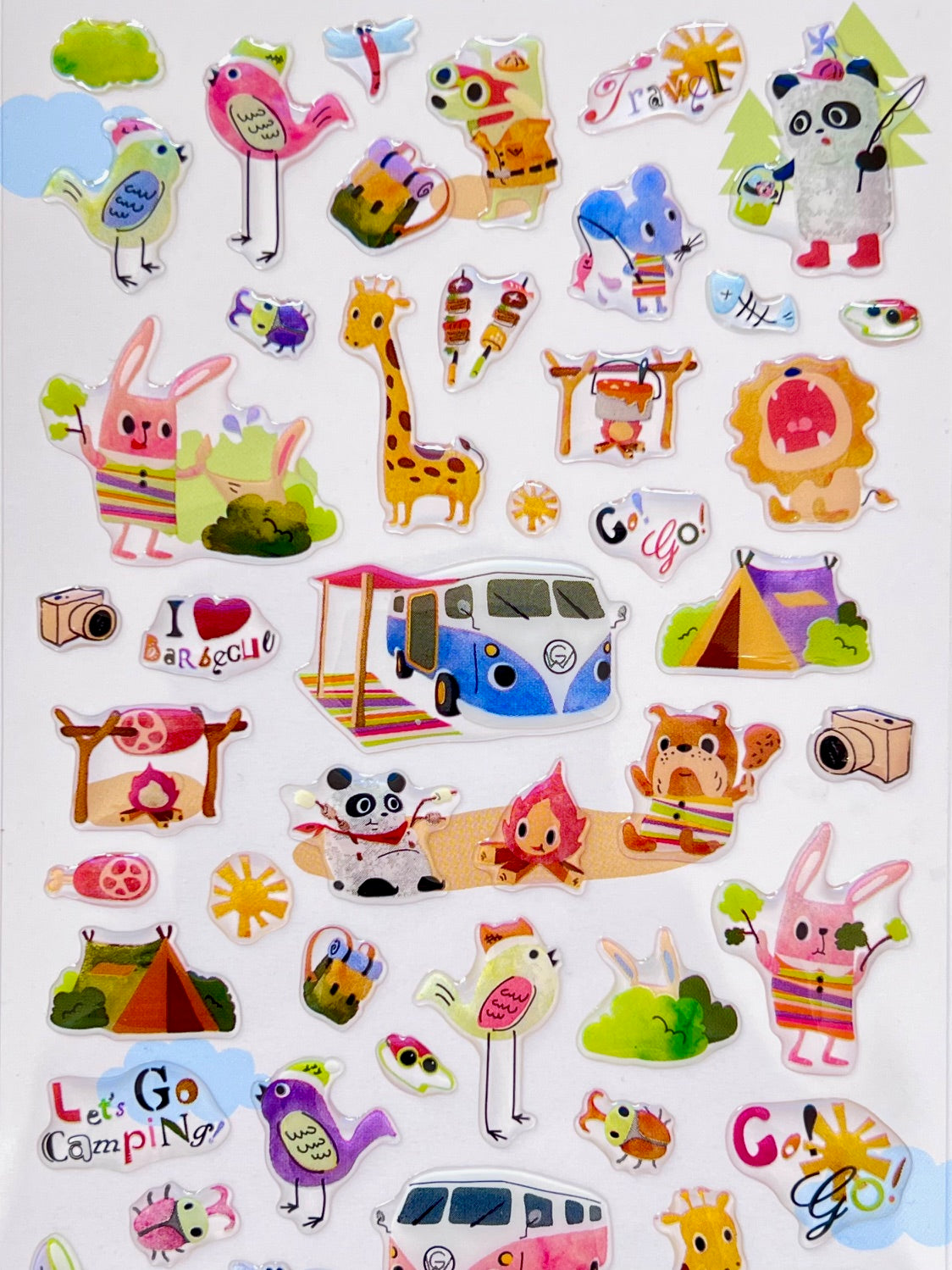 40467 LETS GO CAMPING GEL STICKER -12
