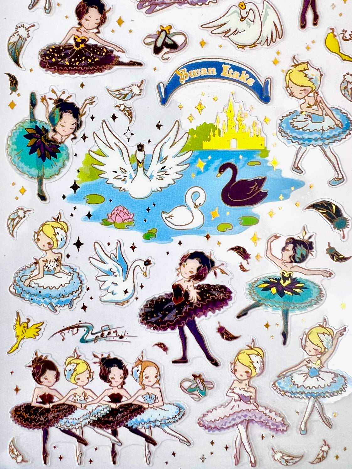 40757 Swan Lake Ballerina Sticker-12