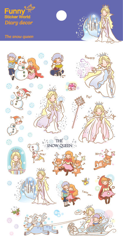 43413 The Snow Queen Fairy Tale Sticker-12