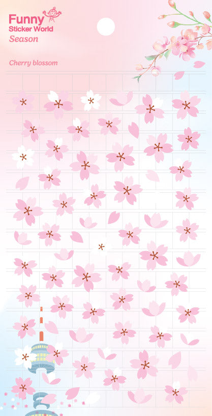 50114 Sakura Cherry Blossom Stickers-12