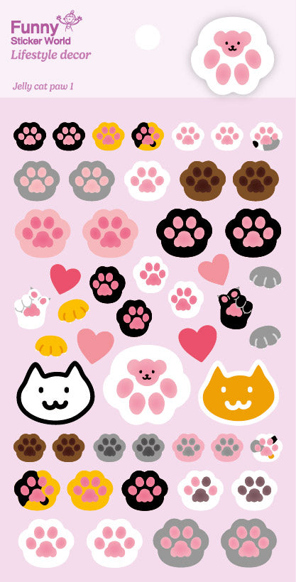 50602 Jelly Cat Paws Sticker-12