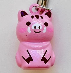 70683 PINK PIG BRASS BELL-10