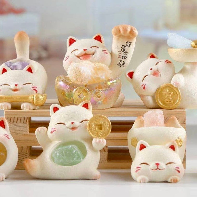 71310 Maneki Lucky Cat Crystal Blind Box-6