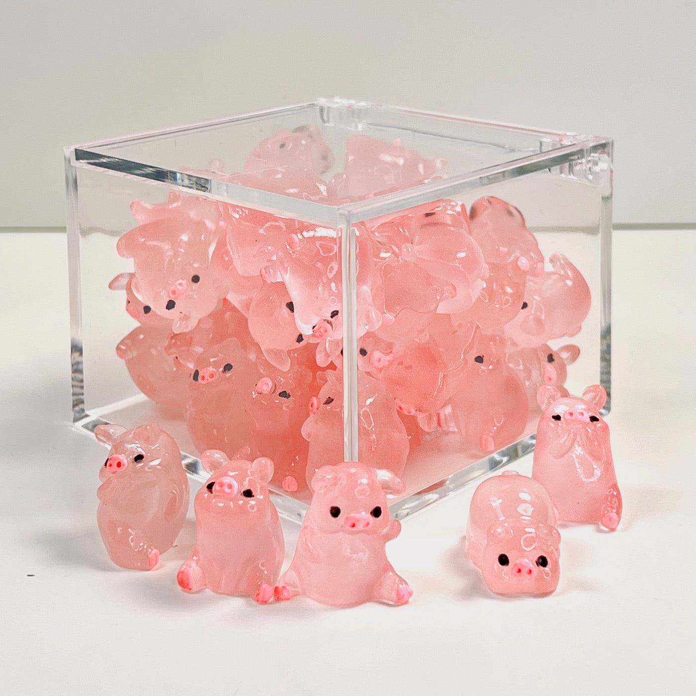 71913 Pink Piggy Miniature Figurines-50