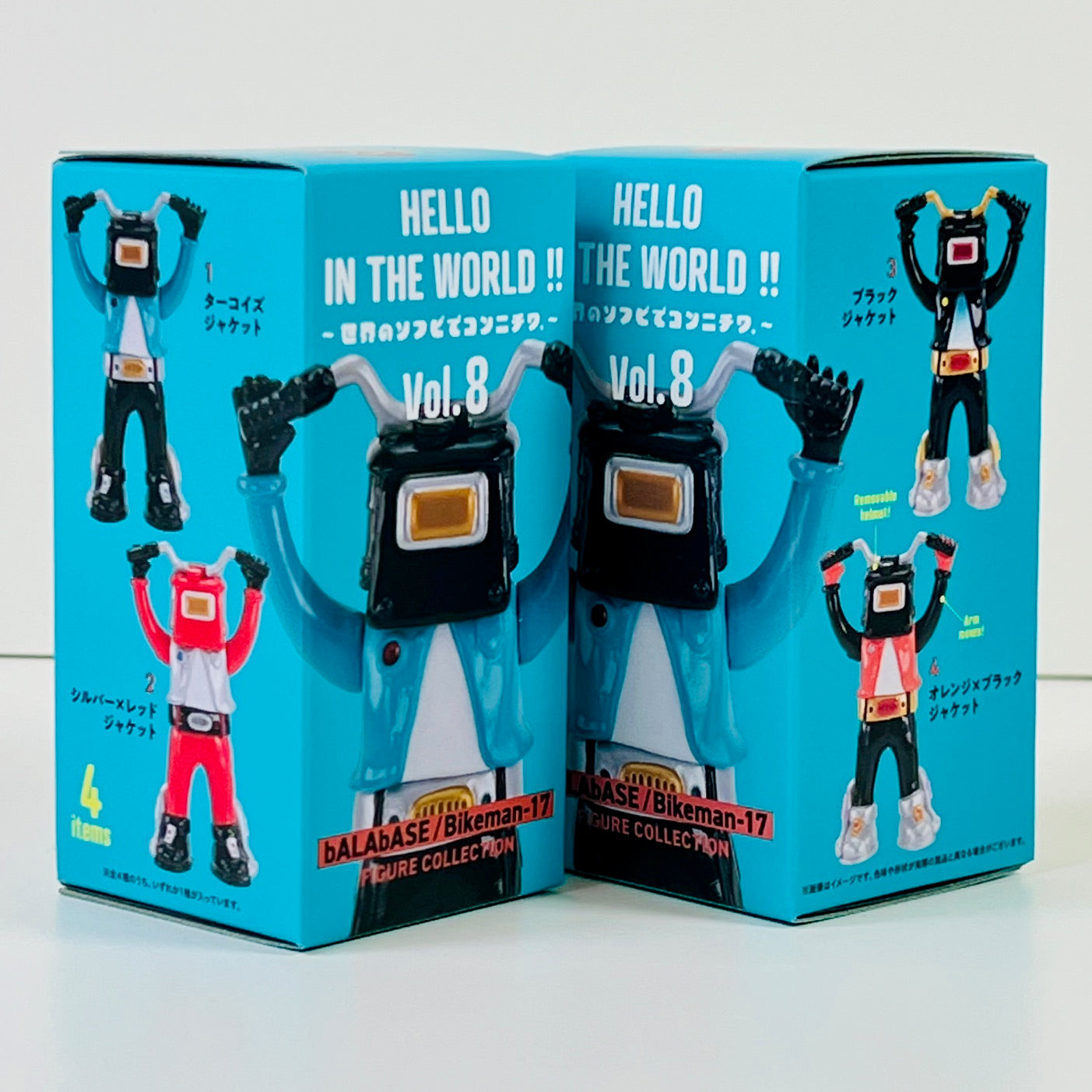 73238 Bikeman Hello in the World Vol. 8 Figurines Blind Box-12