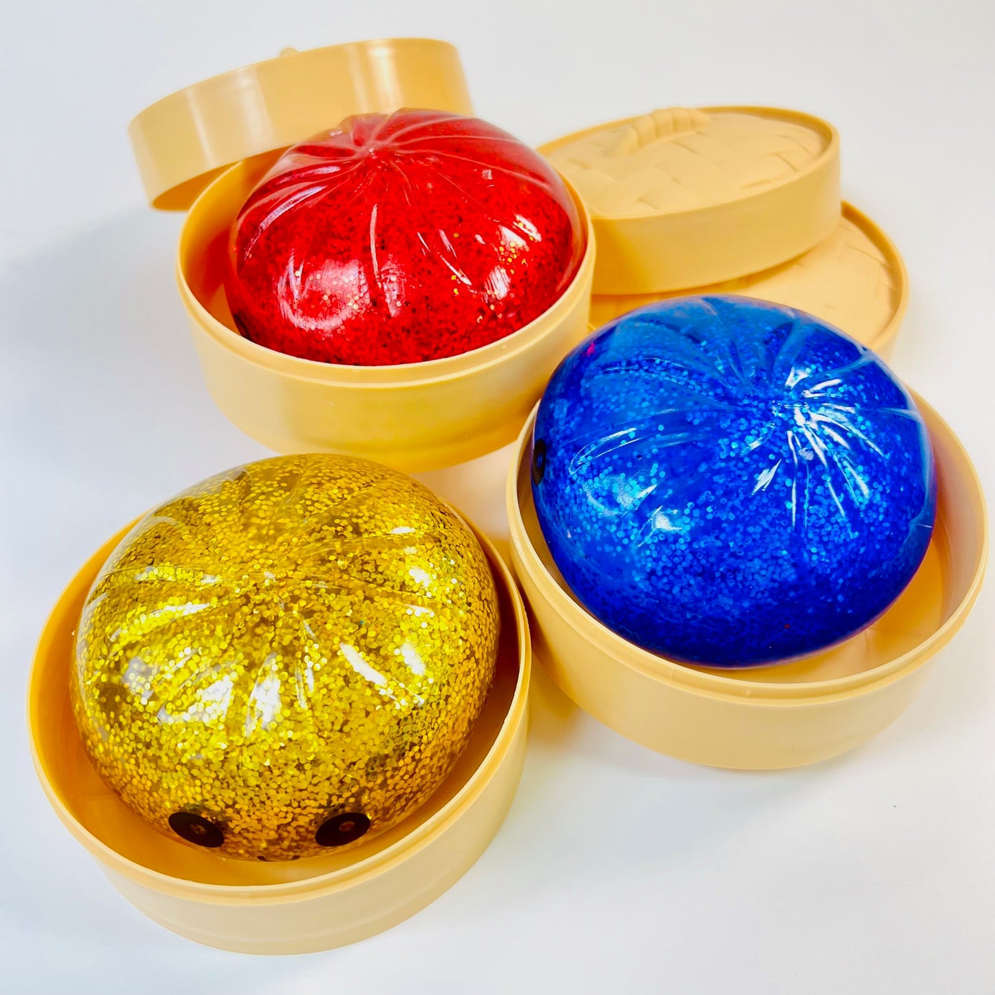 83004 Dumpling Glitter Jelly Squishy-12