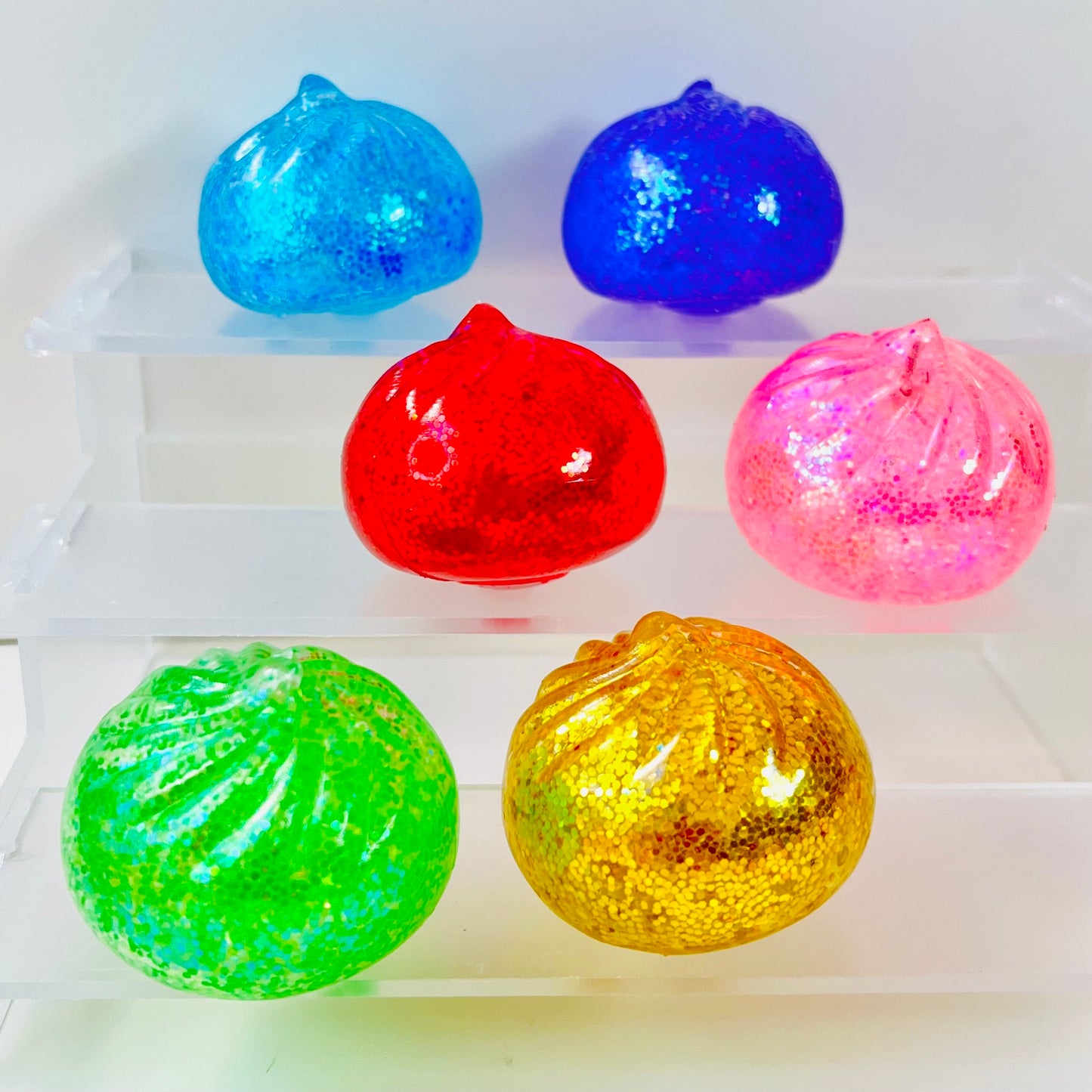 83005 Mini Dumpling Glitter Jelly Squishy-12