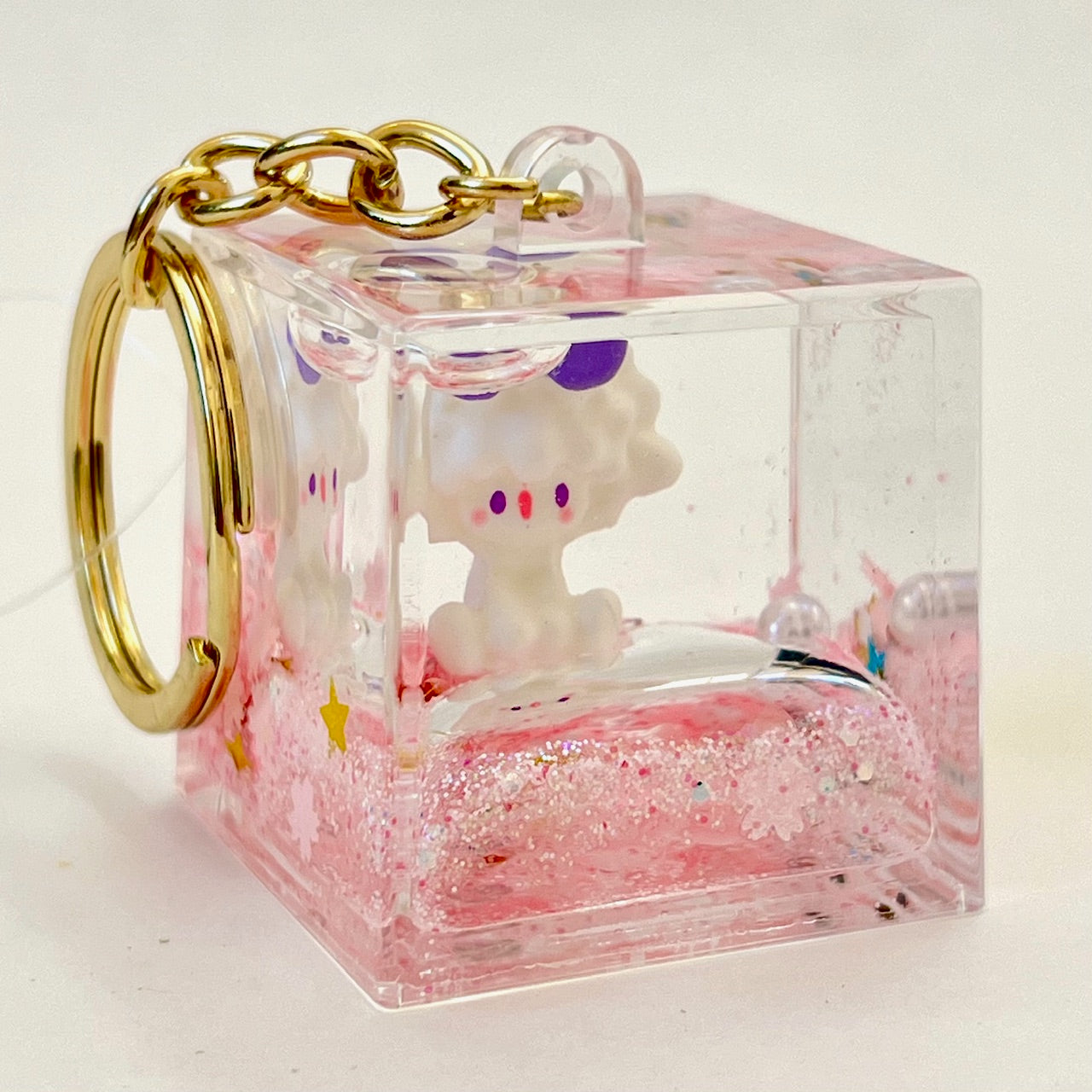 12139 LAMB FLOATY KEY CHARM-12