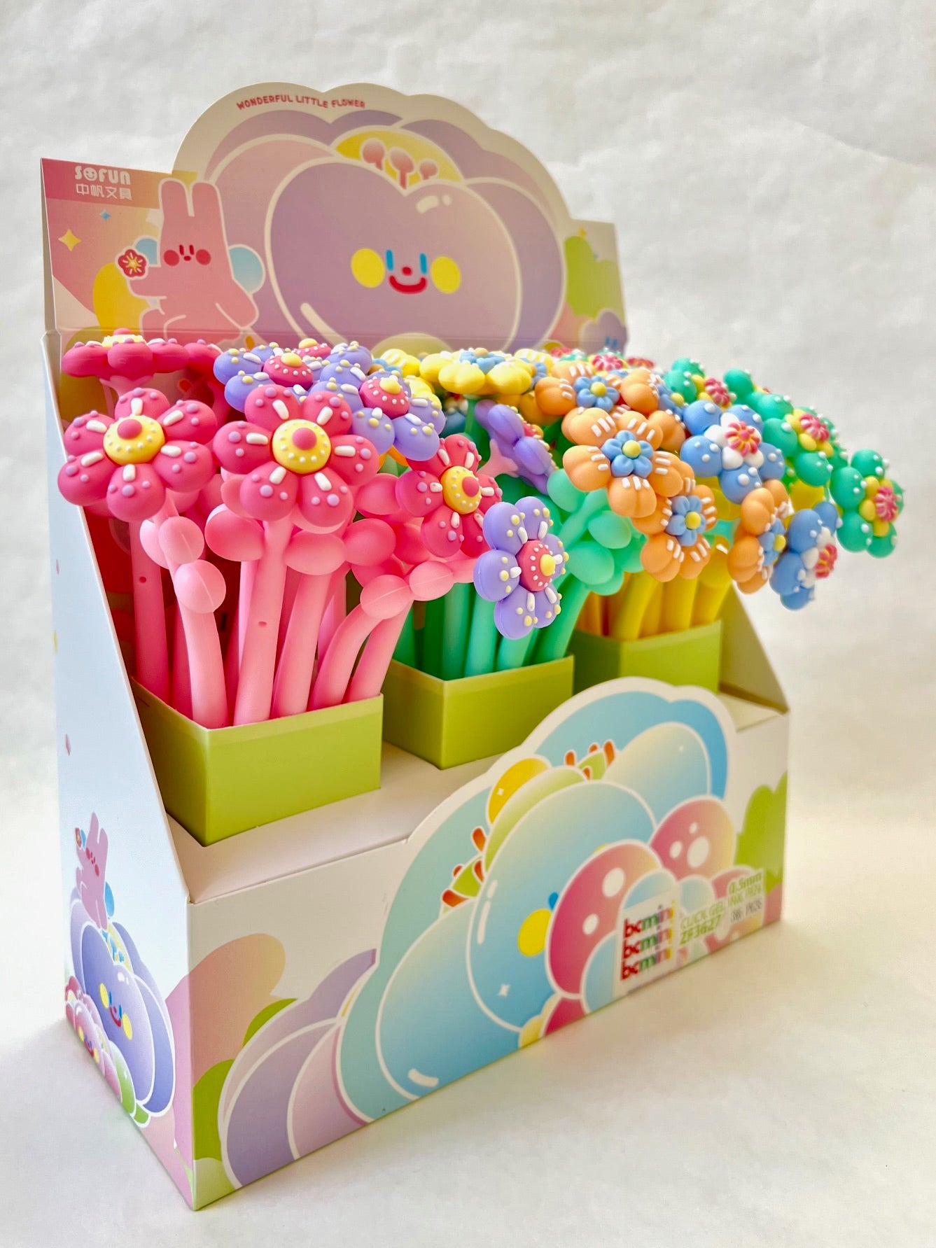 22577 FLOWER GEL PEN-36