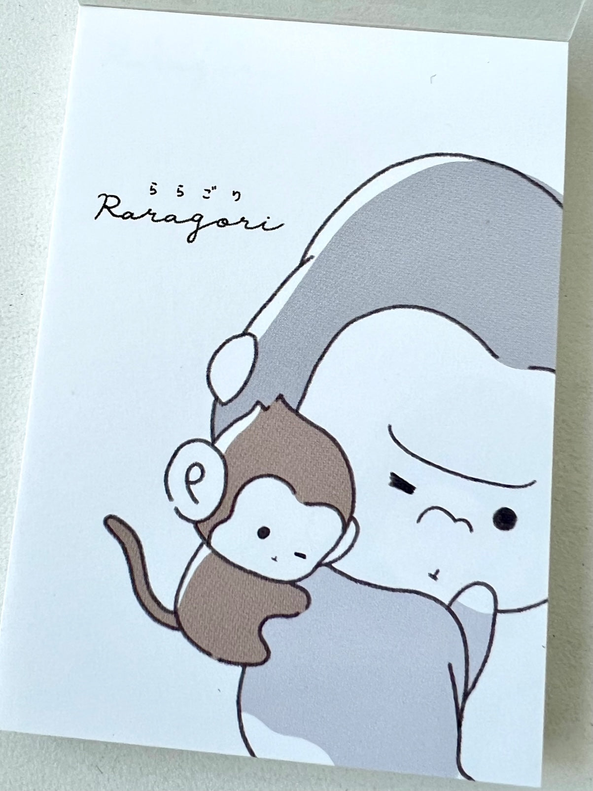 112505 Gorilla Raragori Friends Mini Notepad-10