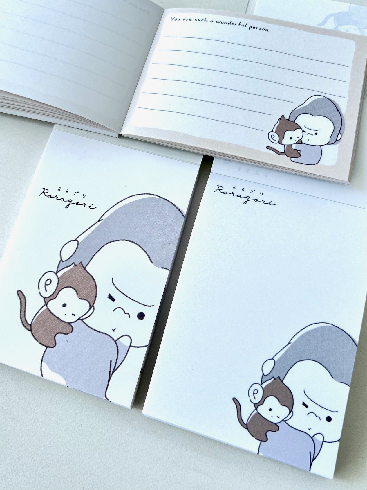 112505 Gorilla Raragori Friends Mini Notepad-10