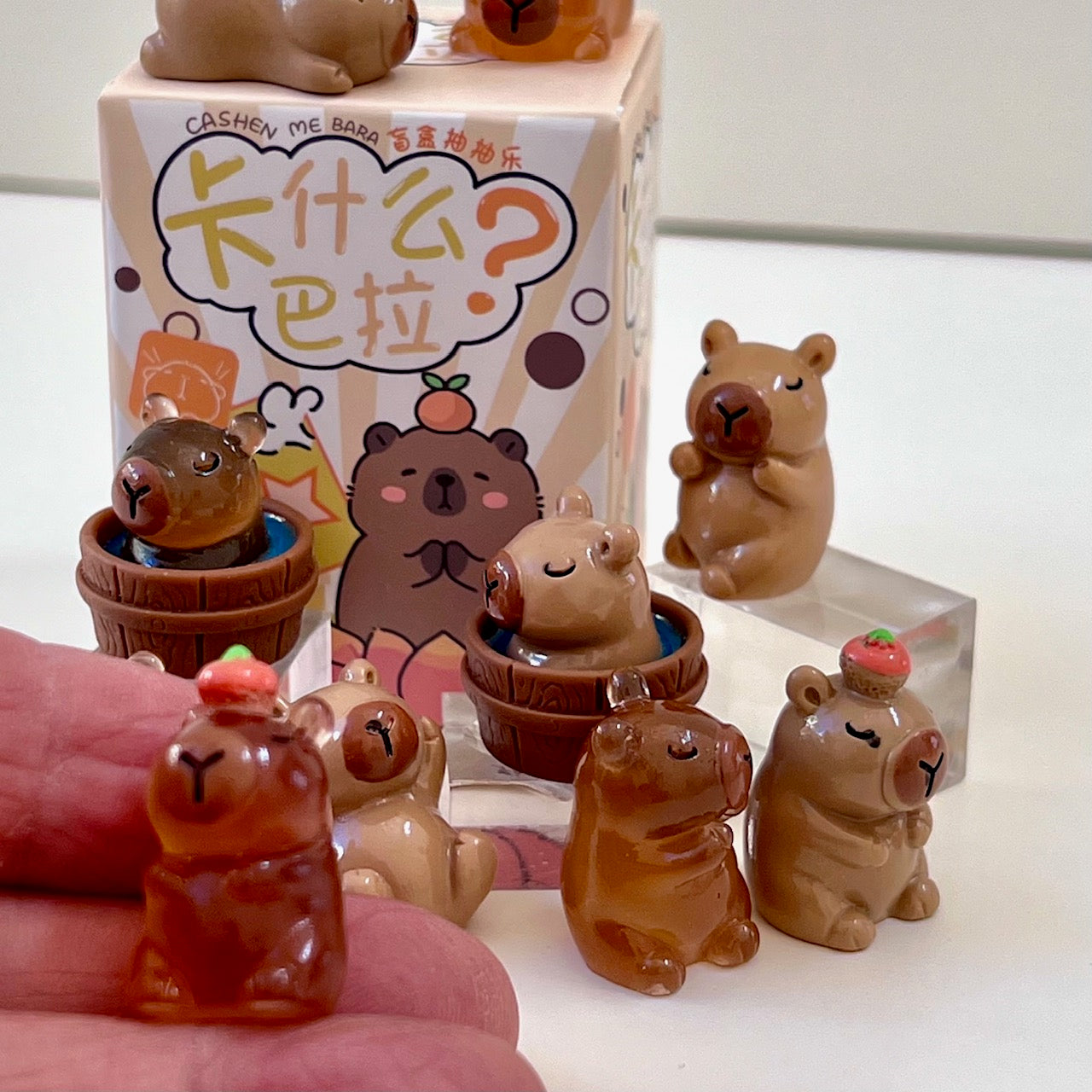 X 71044 CAPYBARA GLOW IN THE DARK FIGURINE BLIND BOX-DISCONTINUED