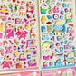 11005 Animal Home Assorted Stickers-12