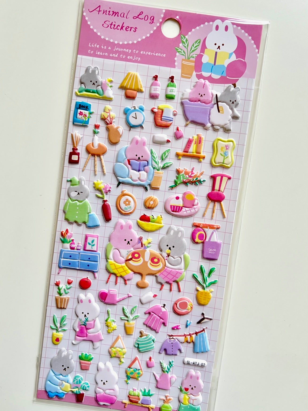 11005 Animal Home Assorted Stickers-12