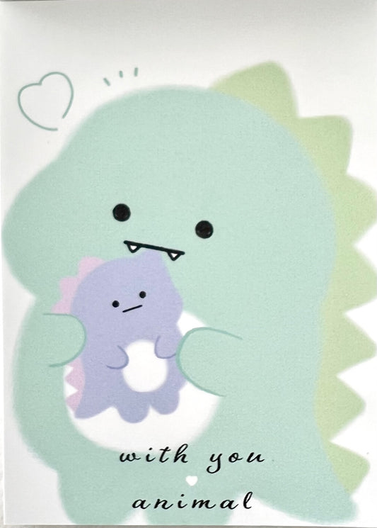 210858 Kamio Kyoryu Dinosaur Mini Notepad-10