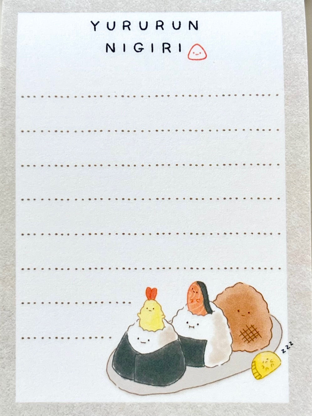 112217 Yurun Nigiri Lunch Mini Notepad-10