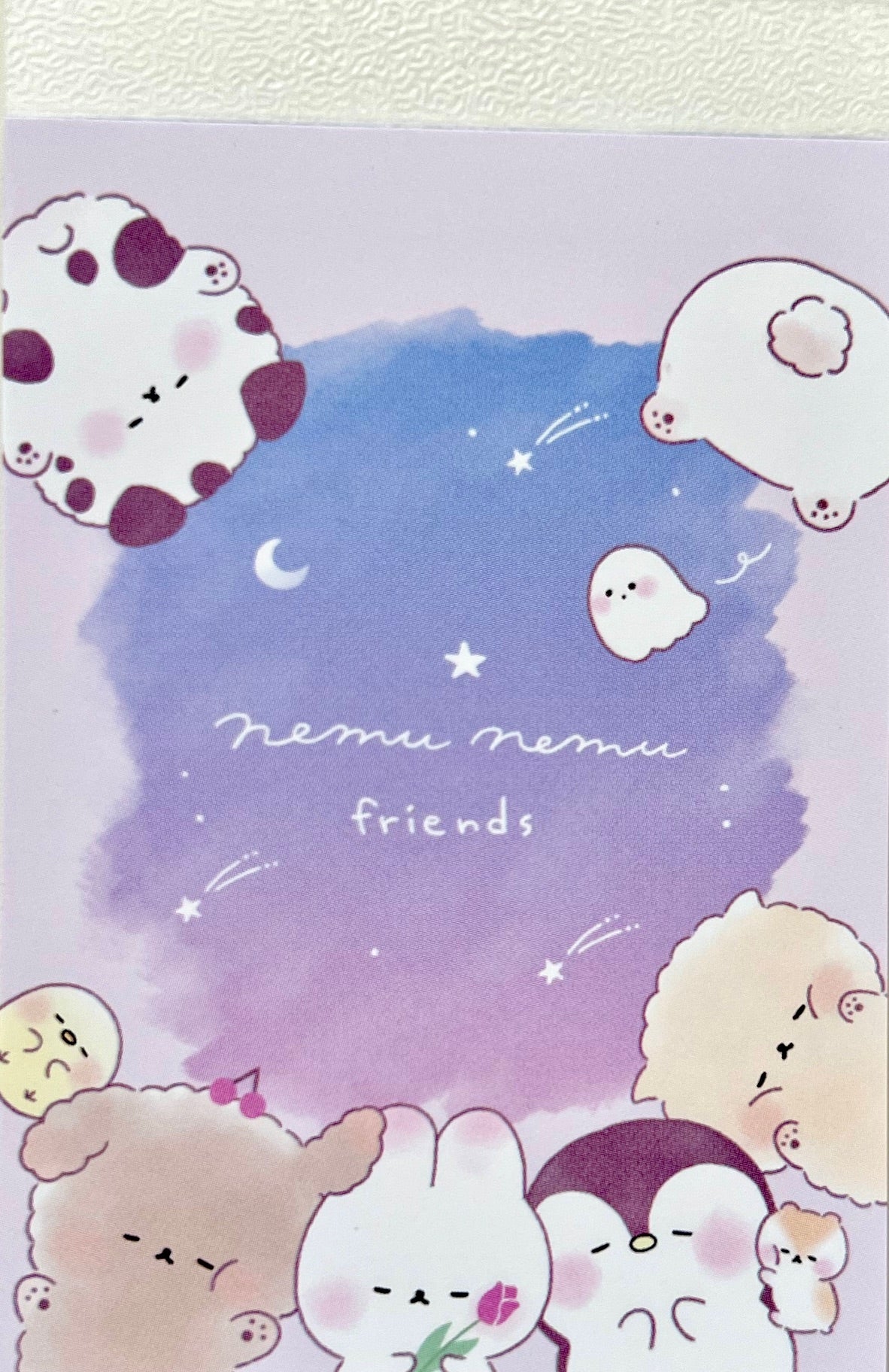112218 Nemu Nemu Animal Friends Mini Notepad-10