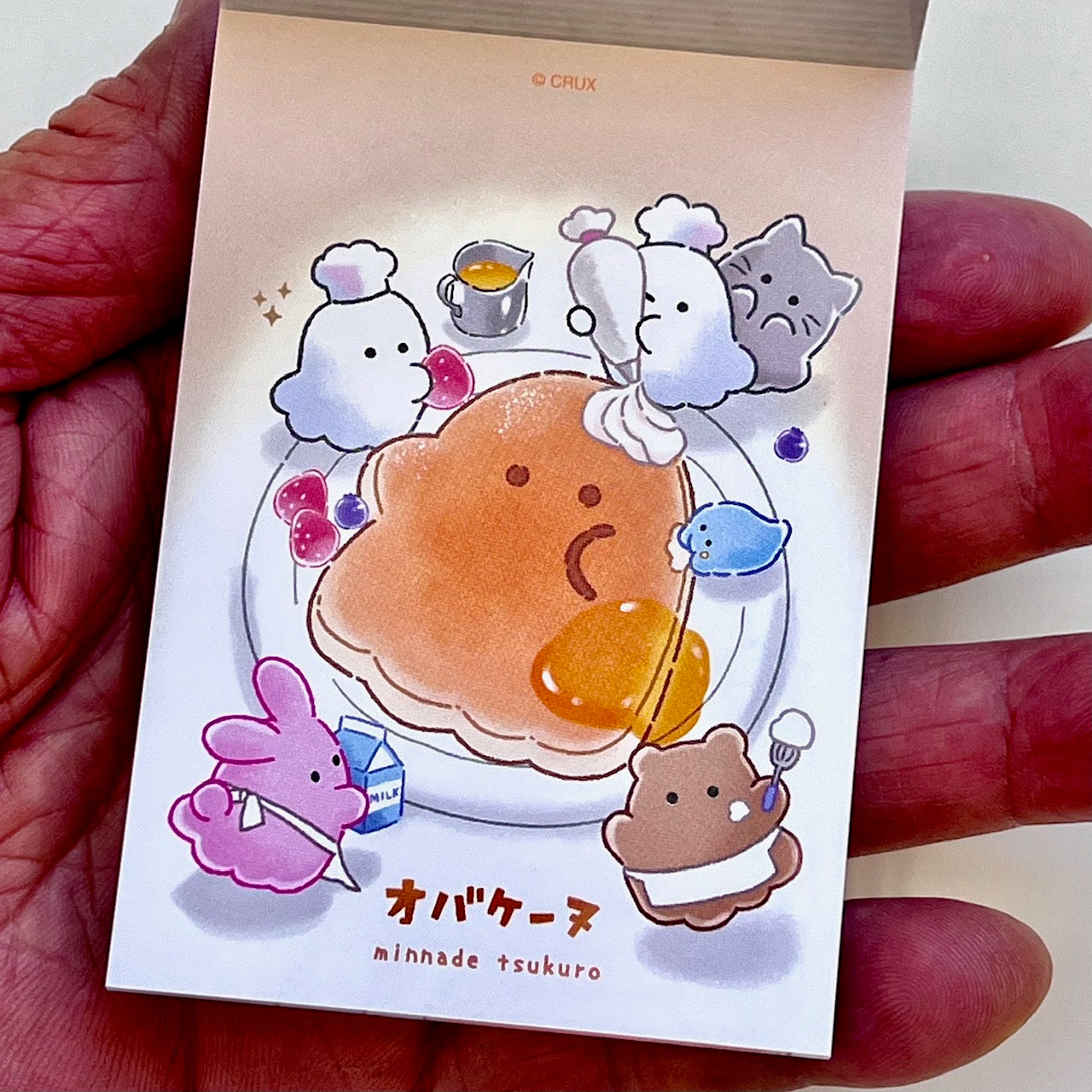 X 118605 Pancake Ghosts Mini Notepad-DISCONTINUED
