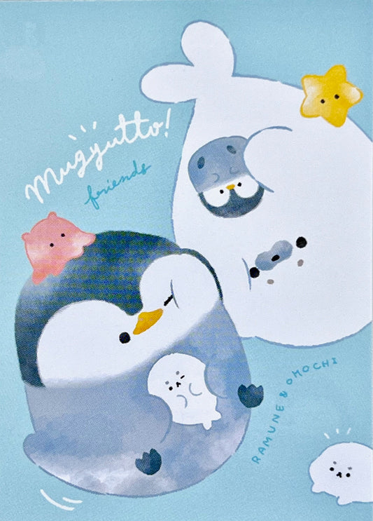 800797 Q-Lia Penguin and Seal Mugyutto Mini Notepad-10
