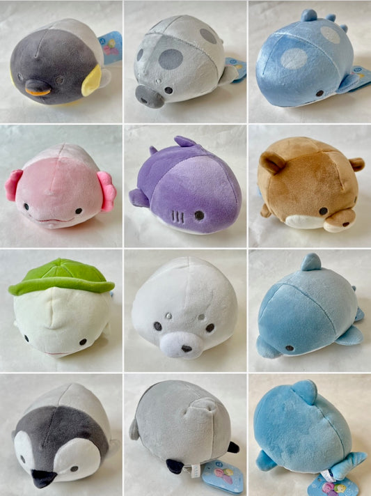 X 63411 ROUND SEALIFE ANIMALS PLUSH-DISCONTINUED