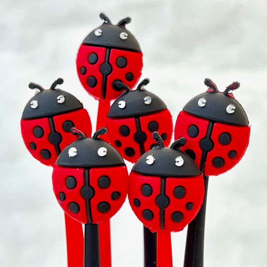 22544 LADYBUG GEL PEN-48