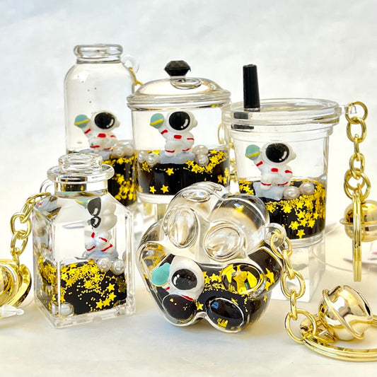 12125 ASTRONAUT FLOATY KEY CHARM-12