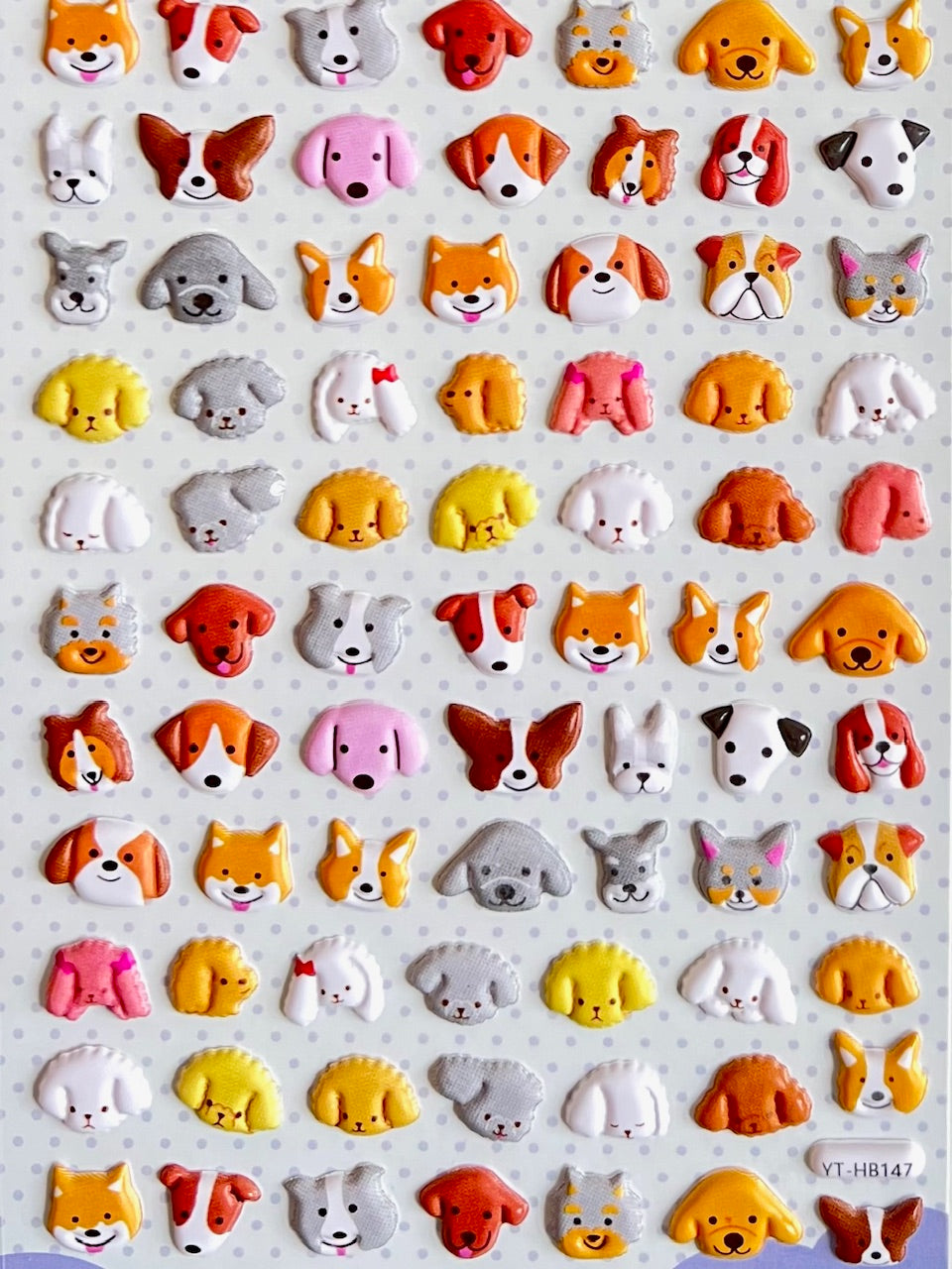 11041 Dog Puffy Stickers-10