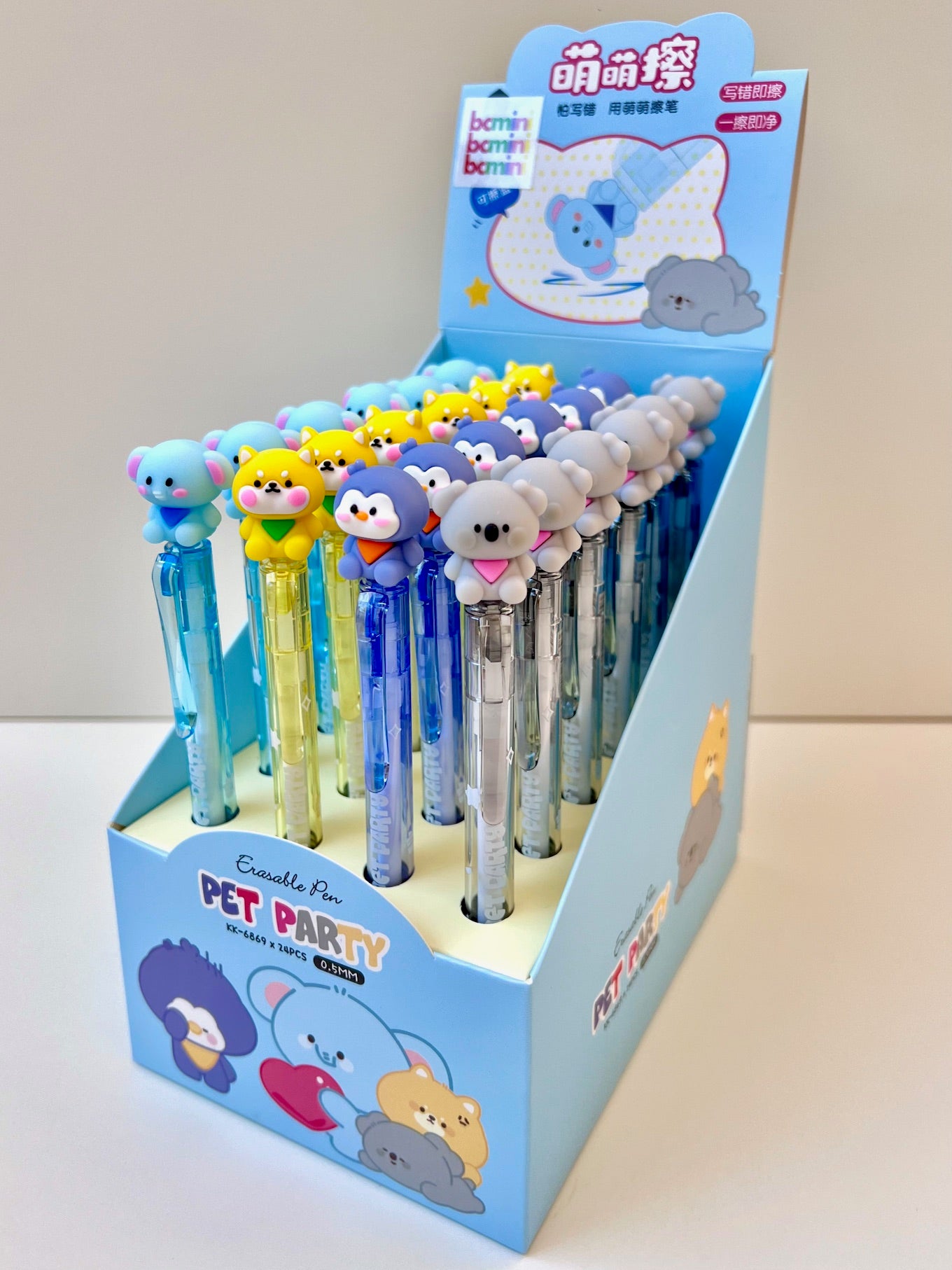 X 22626 PET PARTY RETRACTABLE GEL PEN-DISCONTINUED